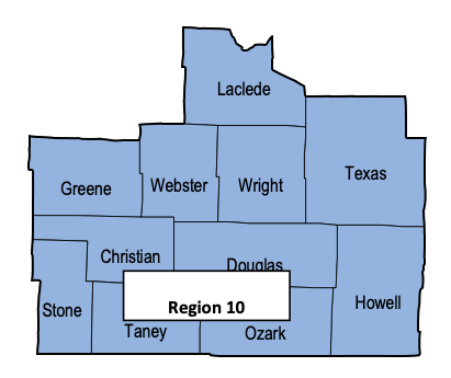 Region 10 map