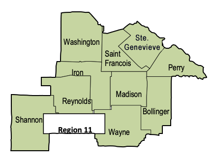 Region 11 map